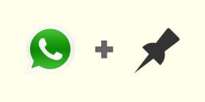 Whatsapp e conversada fixada